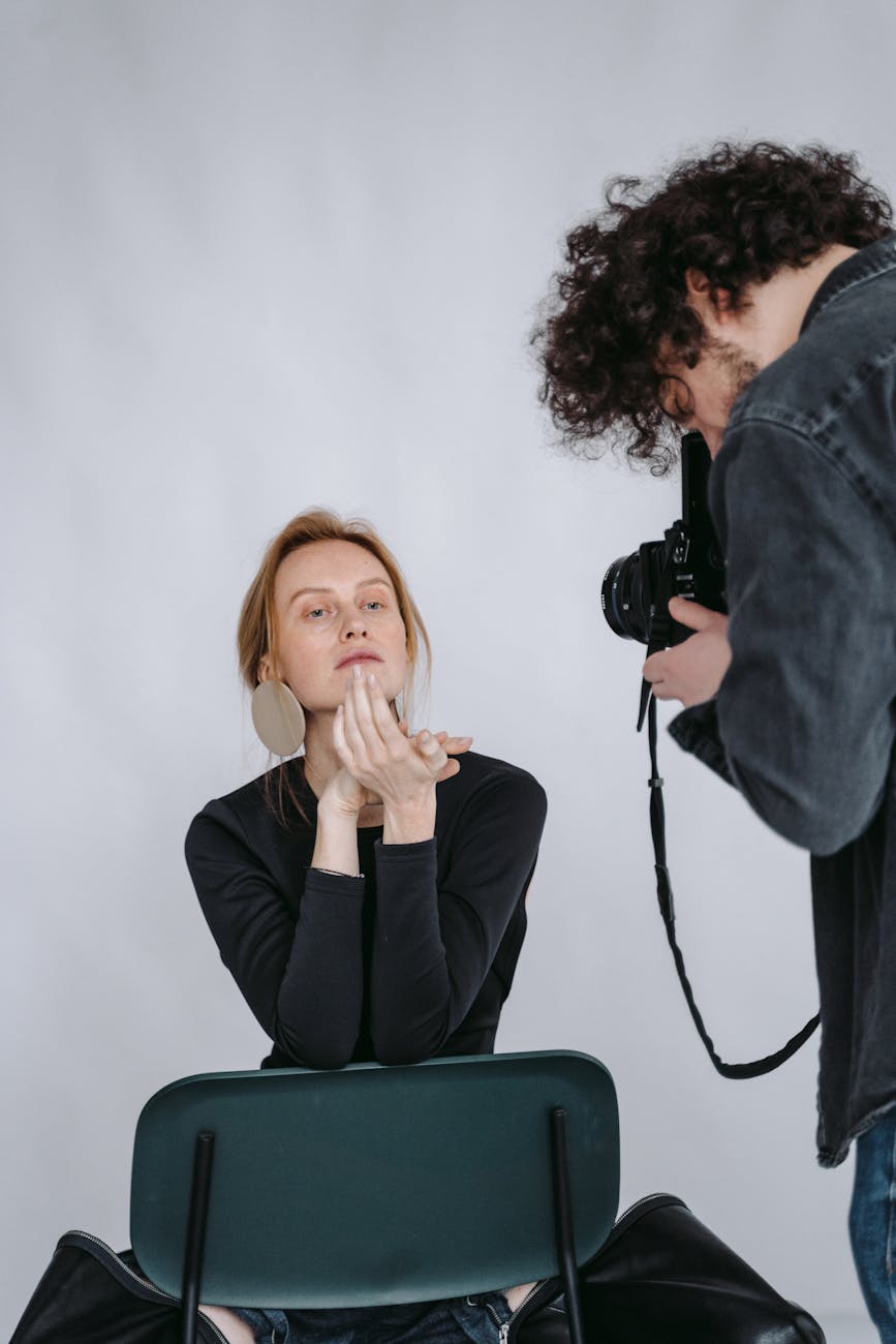 Professional portrait photo with expert retouching and lighting